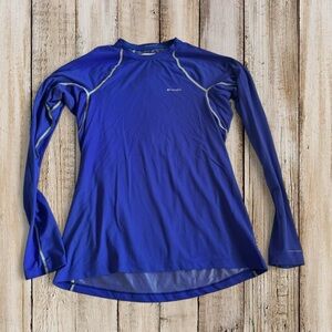 Columbia Omni-Heat Women's Blue Long Sleeve Top